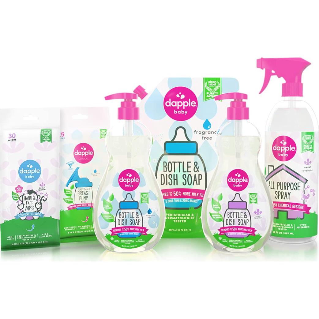 Toallitas Dapple para Extractores de Leche 25 Unidades Hipoalergénicas