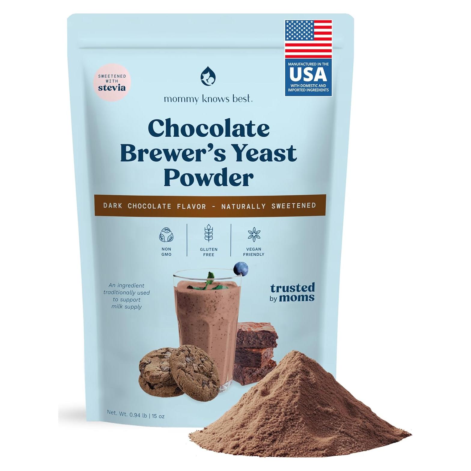 Polvo de Levadura de Cerveza Mommy Knows Best 453g - Suplemento Lactancia