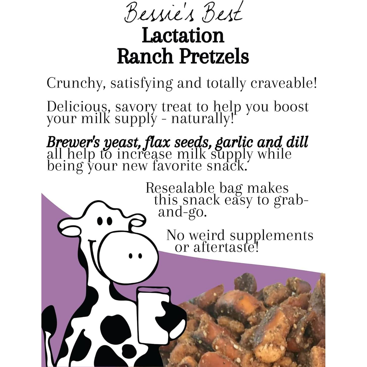 Pretzels de Lactancia Bessie Sabor Ranch 0.45 kg