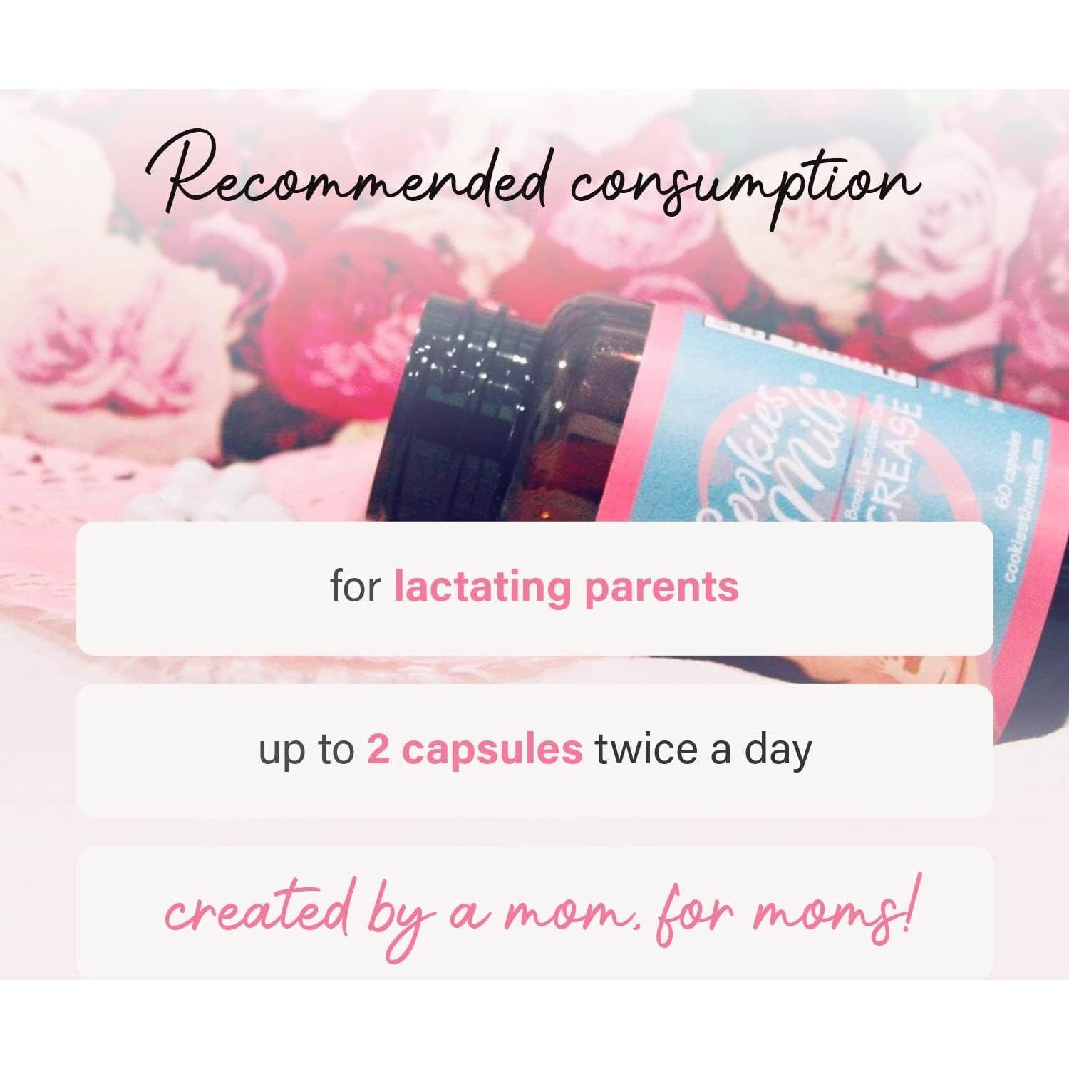 Cápsulas Suplemento Lactancia Cookies Then Milk 60 Unidades