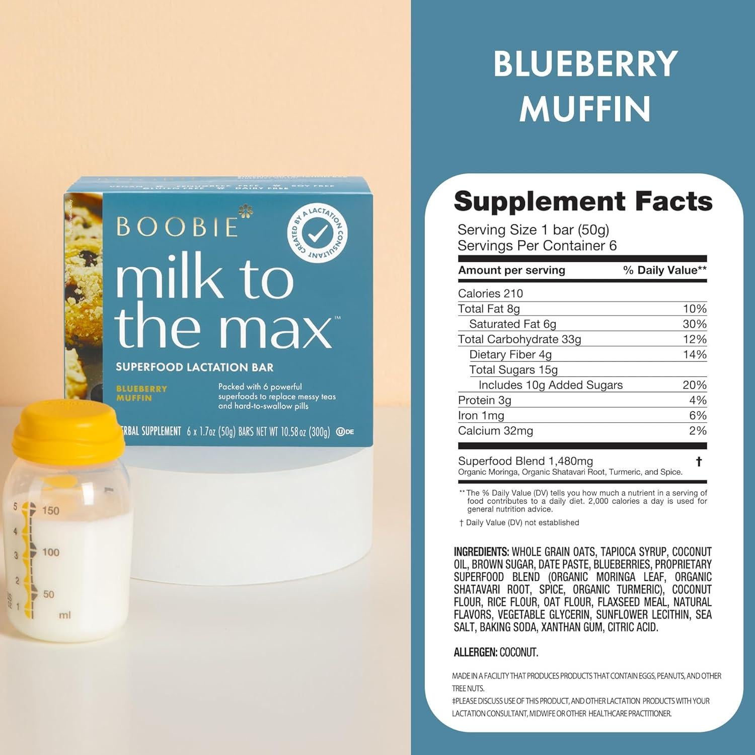 Barras de Lactancia Boobie Bar - Paquete Variado 18 Unidades