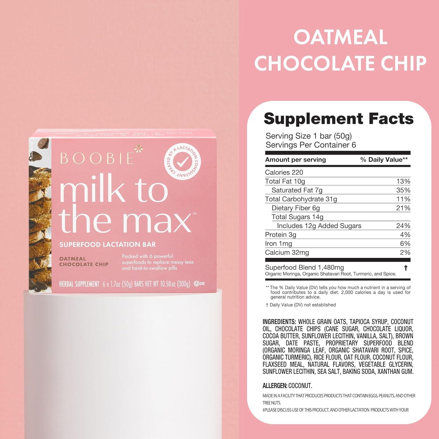 Barras de Lactancia Boobie Bar - Paquete Variado 18 Unidades