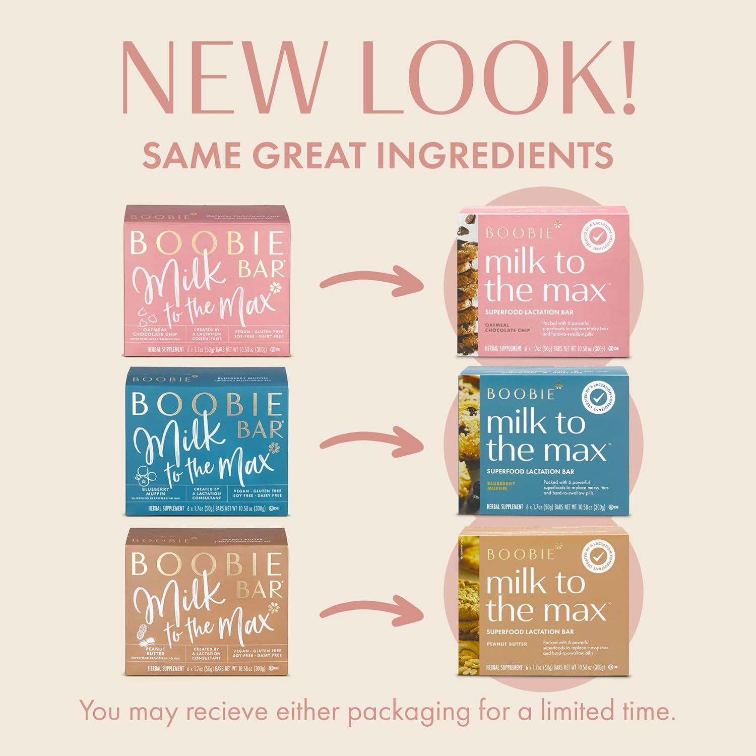 Barras de Lactancia Boobie Bar - Paquete Variado 18 Unidades