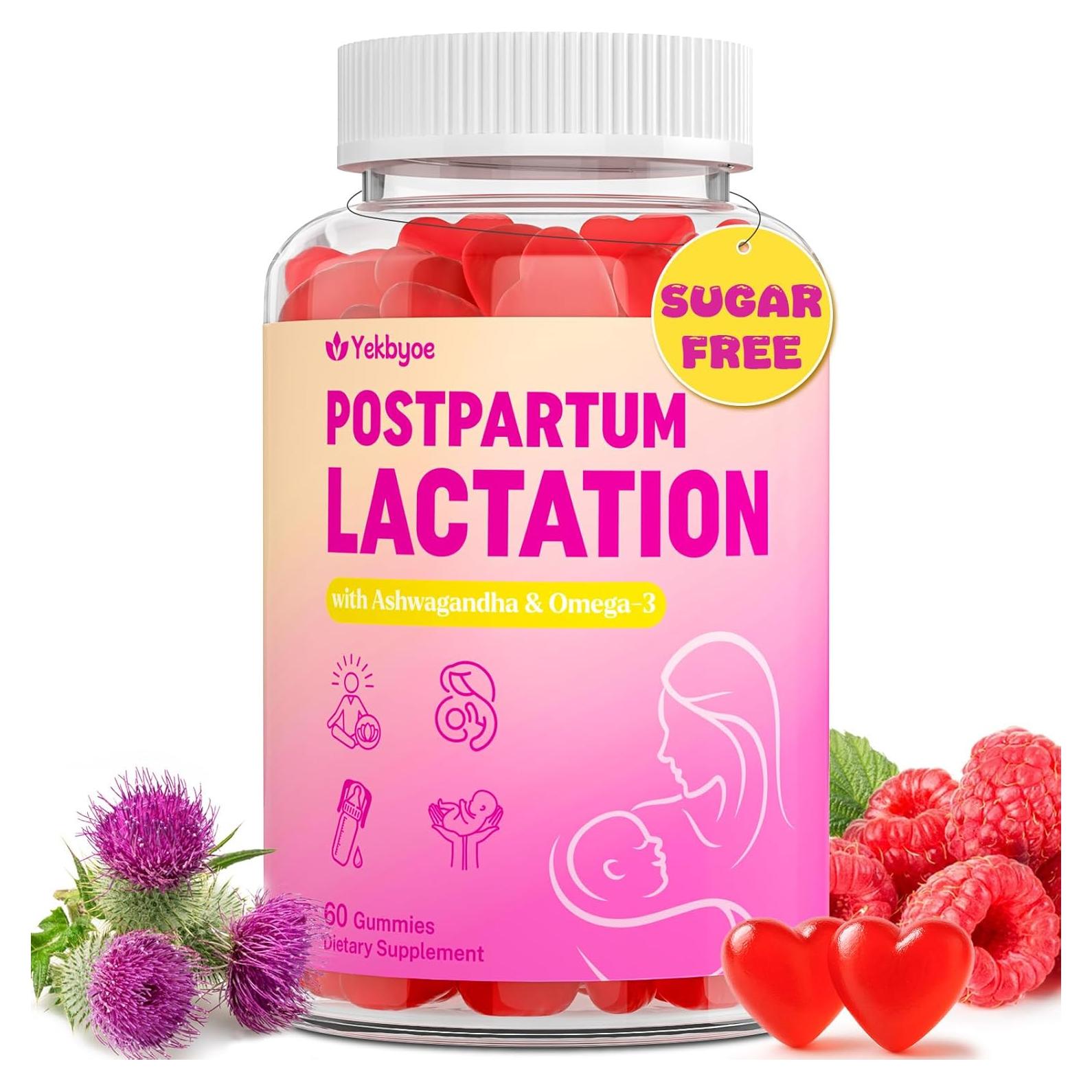 Gominolas de Lactancia YEKBYOE 60 Unidades Sin Azúcar Veganas