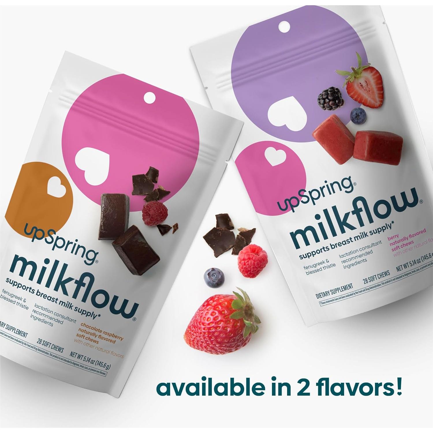 Caramelos de Lactancia UpSpring Milkflow Frutos Rojos 28 Unidades