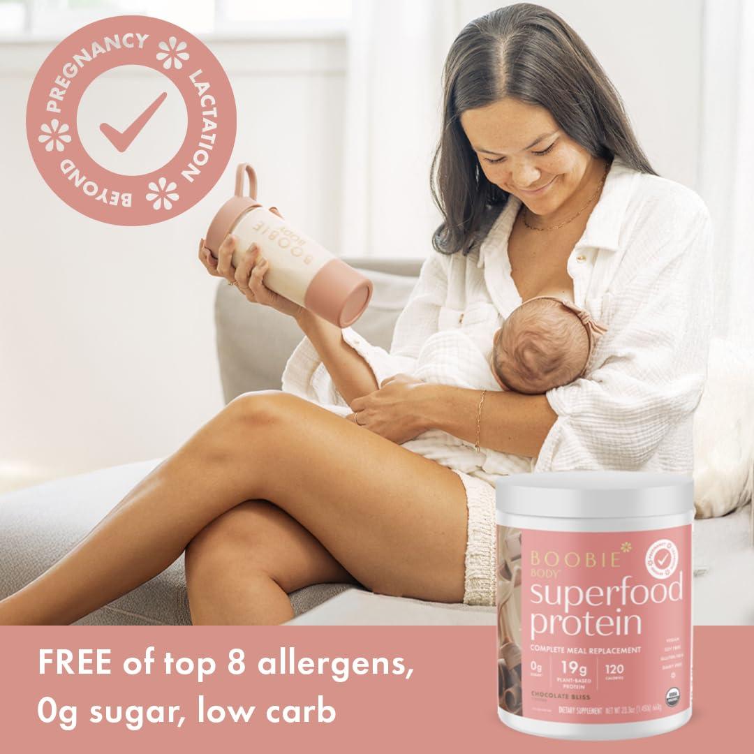 Batido de Reemplazo de Comida Boobie Body 19g Proteína Orgánico Sabor Caramelo