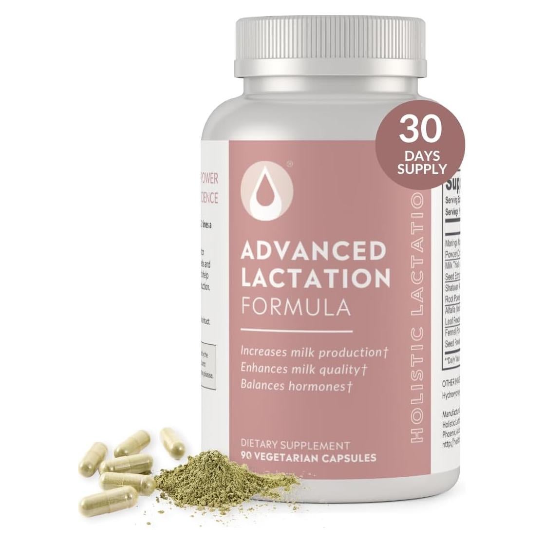 Suplemento de Lactancia Holística 30 Porciones Moringa y Cardo