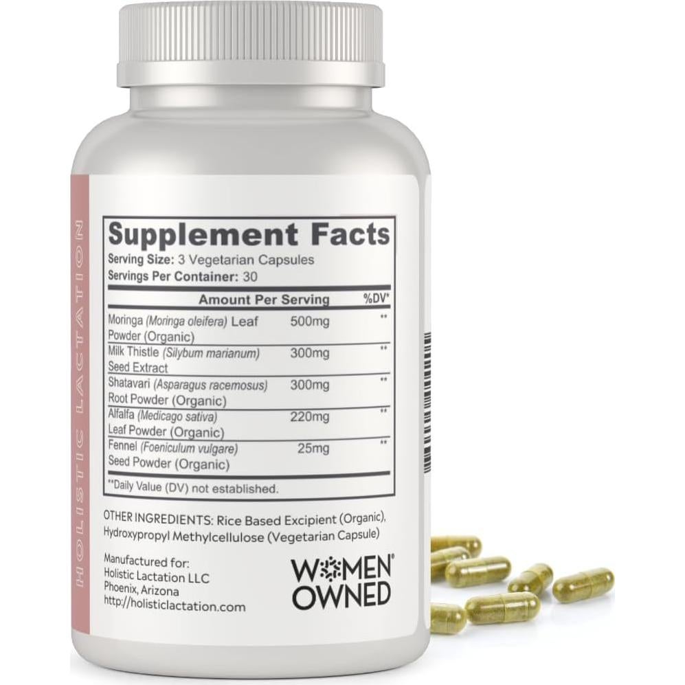 Suplemento de Lactancia Holística 30 Porciones Moringa y Cardo