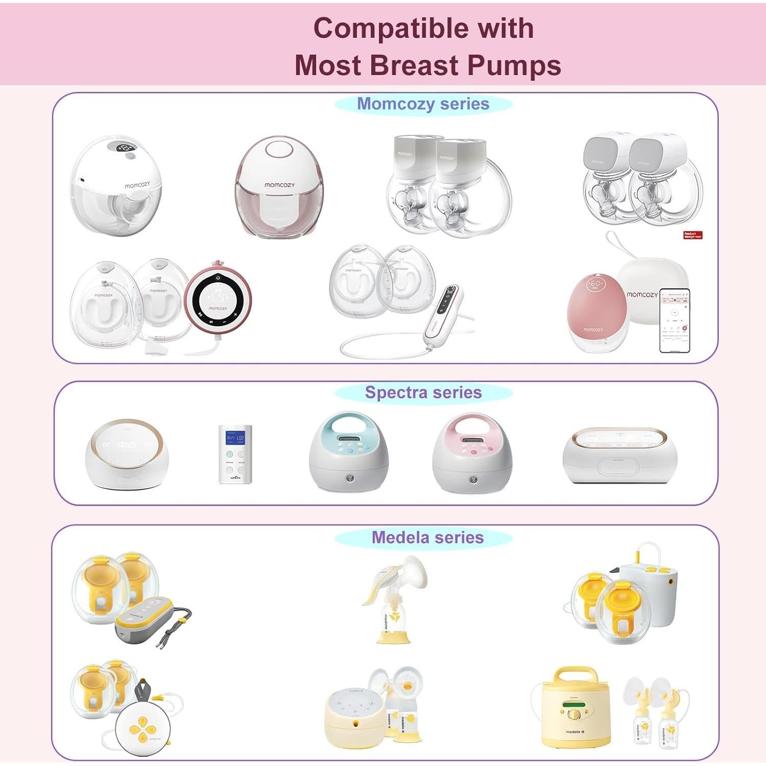 Insertos de Brida 13/15mm JIMOWANG 8PCS para Bomba de Pecho