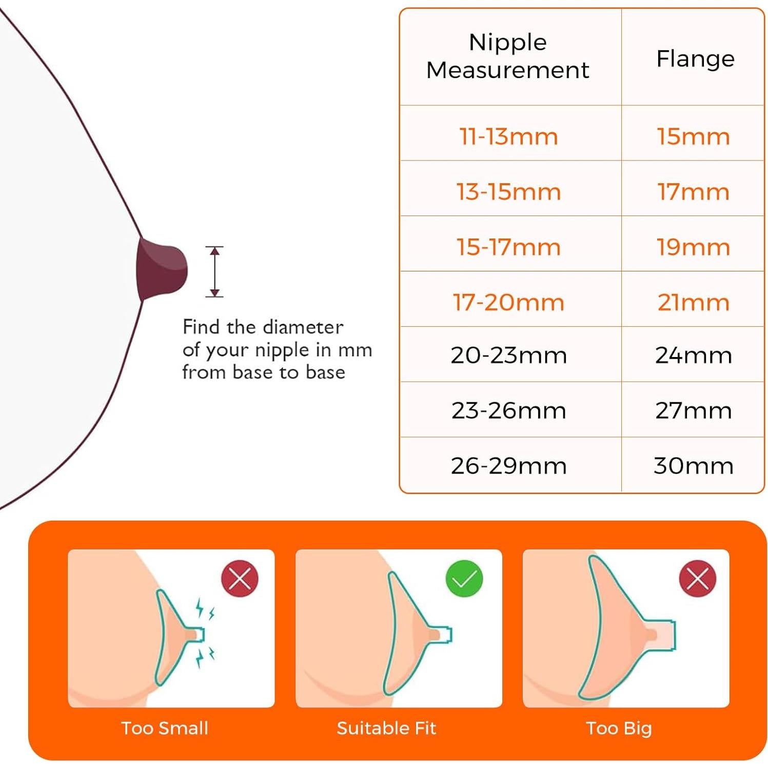 Insertos de brida 21mm FRUSSONIA - 6 piezas para extractores