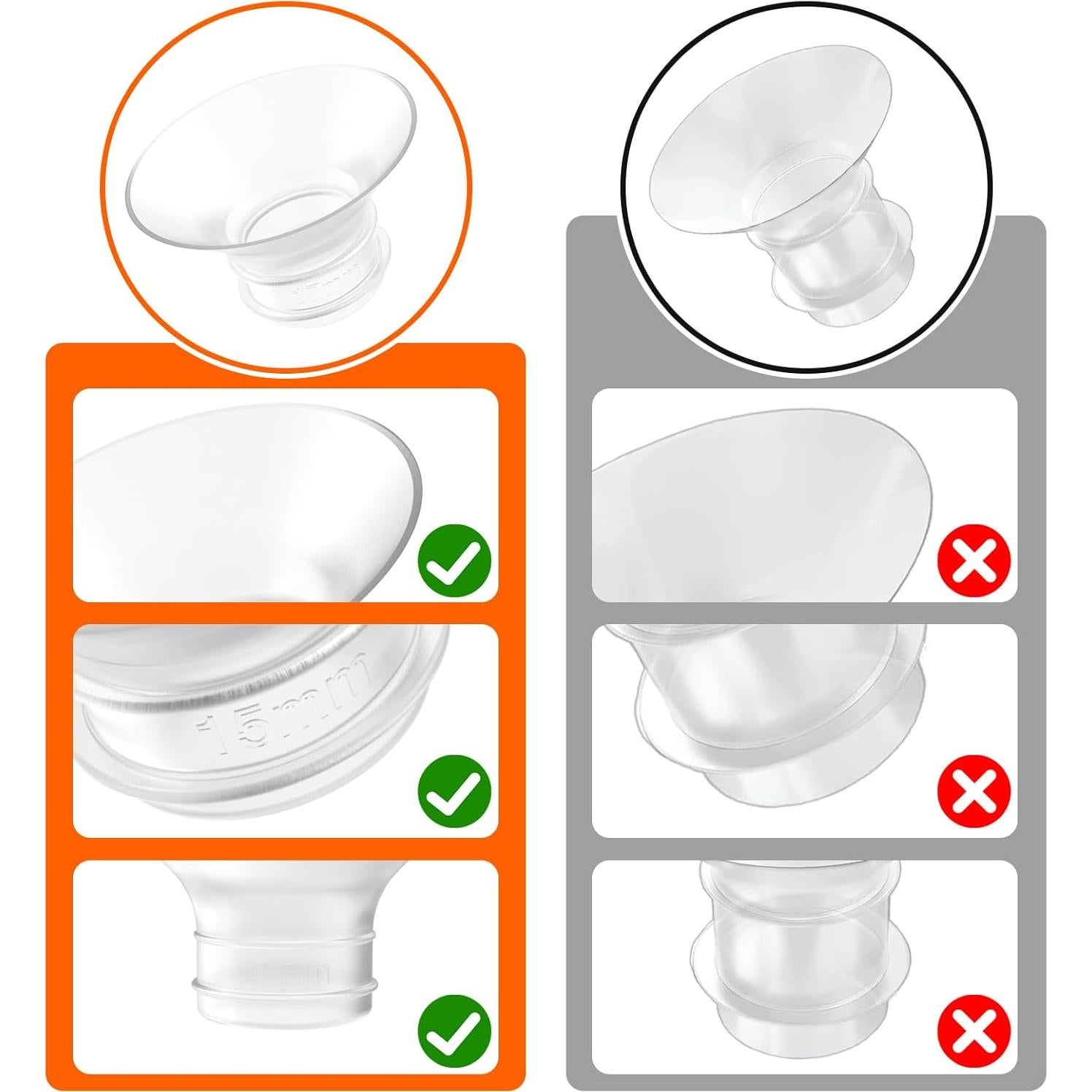 Insertos de brida 21mm FRUSSONIA - 6 piezas para extractores