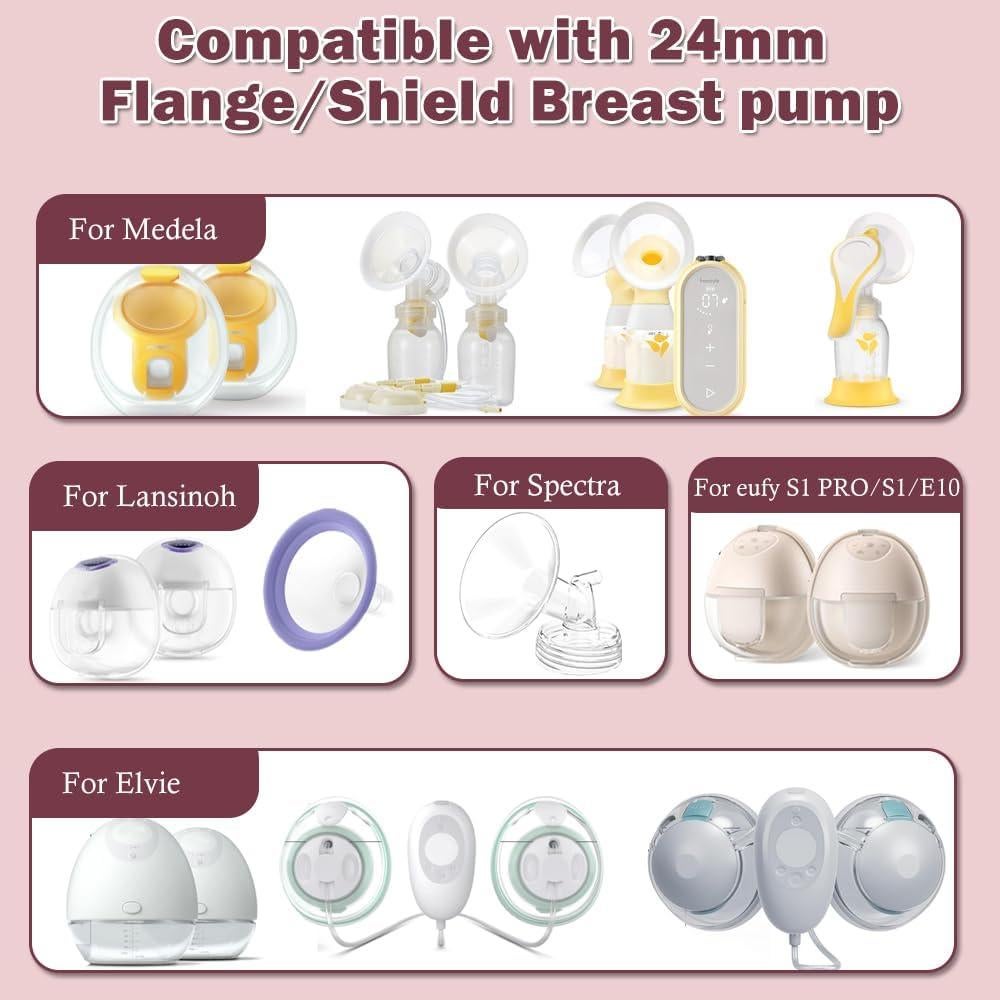 Inserto de Brida 14mm 6pcs IVARONAL para Extractores de Leche