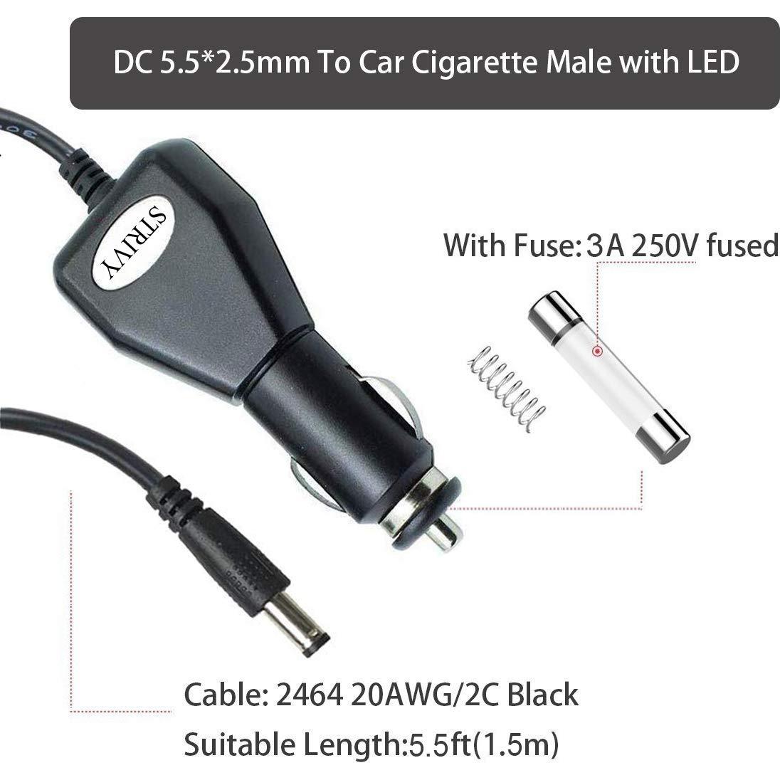 Adaptador de Encendedor 12V STRIVY para Extractor Leche Spectra