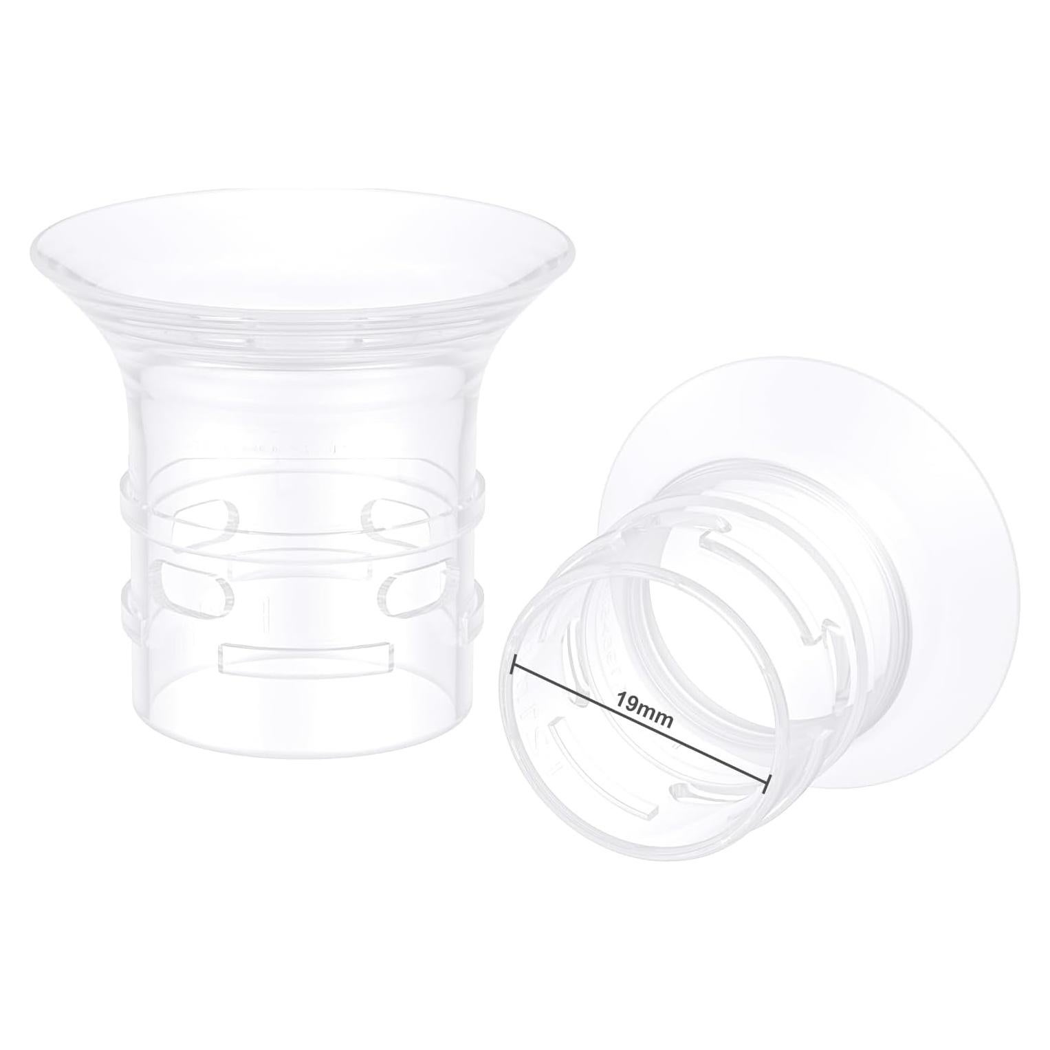 Insertos de brida MOMPINKE S12 19mm, paquete de 2, silicona