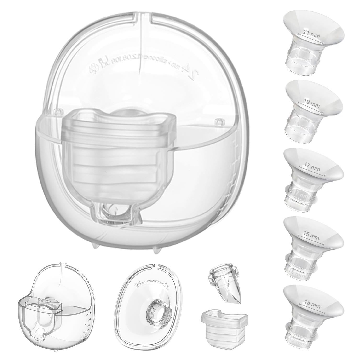 Accesorios Extractor de Leche Gowing 5 Piezas 24mm Silicona