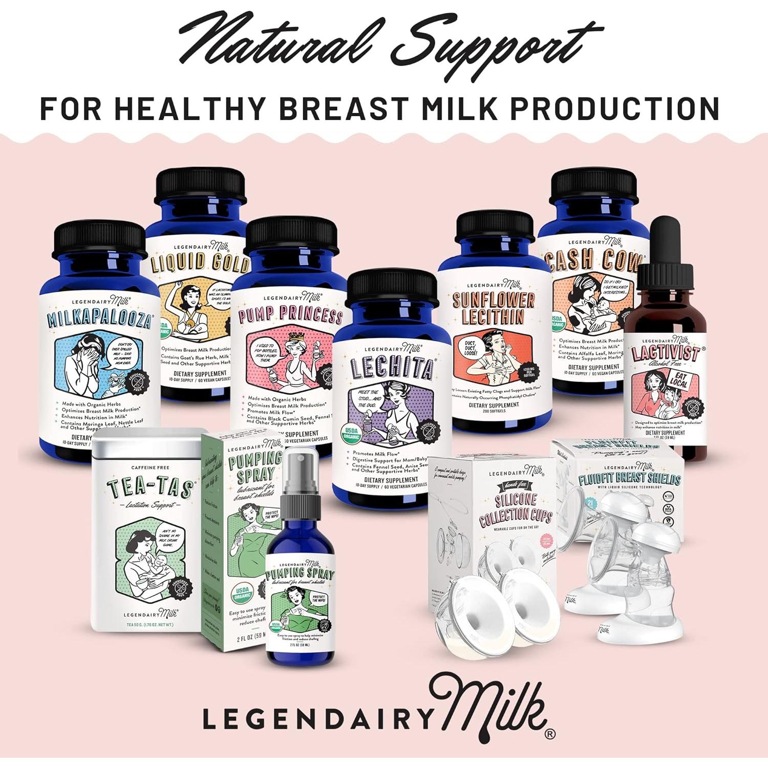 Suplemento de Lactancia Legendairy Milk Lechita 60 Cápsulas Veganas