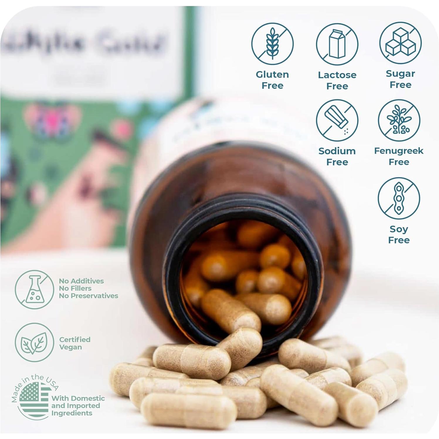 Suplemento de Lactancia Oro Blanco Milkcare 60 Cápsulas Veganas