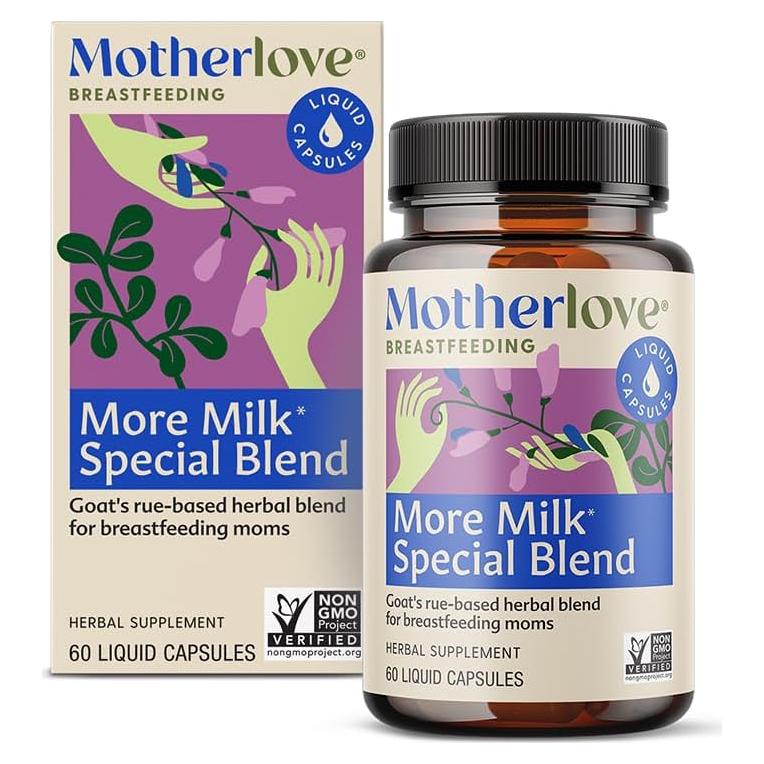 Motherlove Más Leche Suplemento Herbal 60 Cápsulas Líquidas