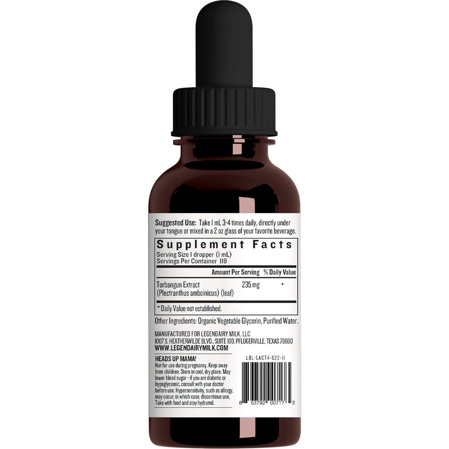 Suplemento de Lactancia Legendairy Milk Lactivist 118 ml