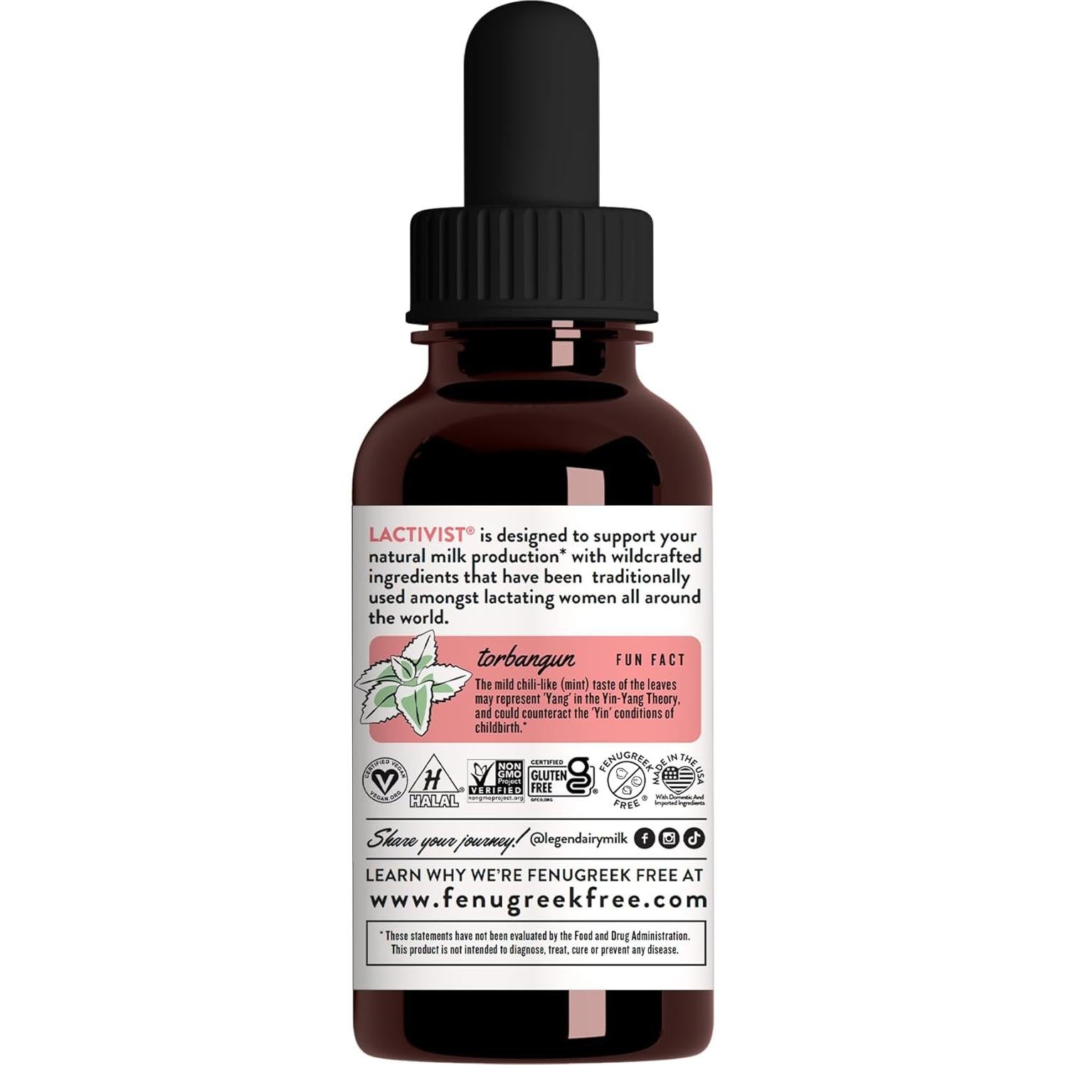 Suplemento de Lactancia Legendairy Milk Lactivist 118 ml