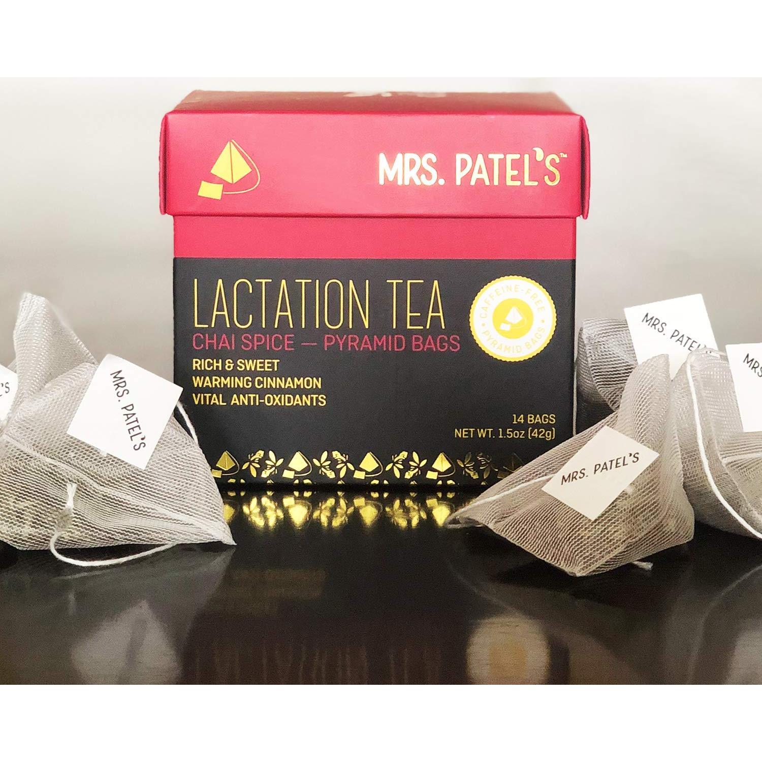 Té de Lactancia Sra. Patel Chai Sin Cafeína 14 Bolsitas