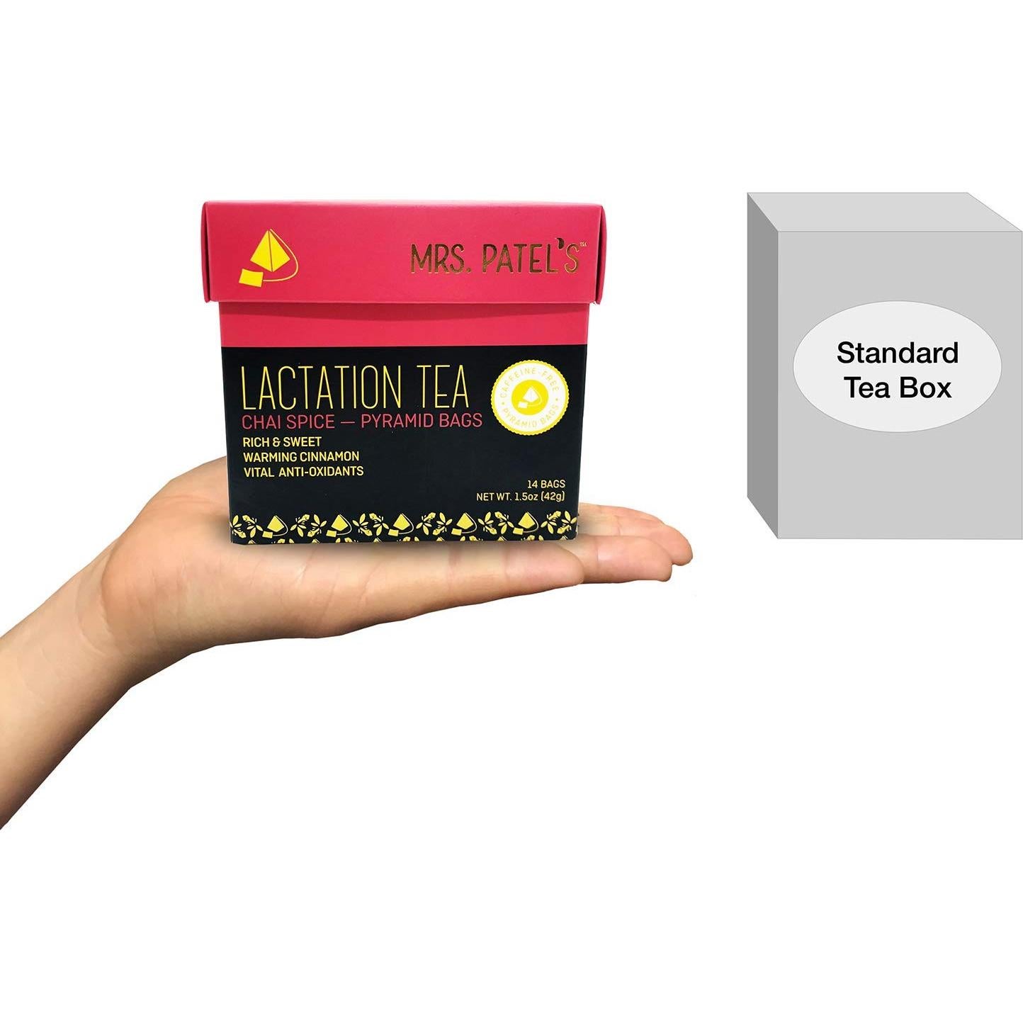 Té de Lactancia Sra. Patel Chai Sin Cafeína 14 Bolsitas