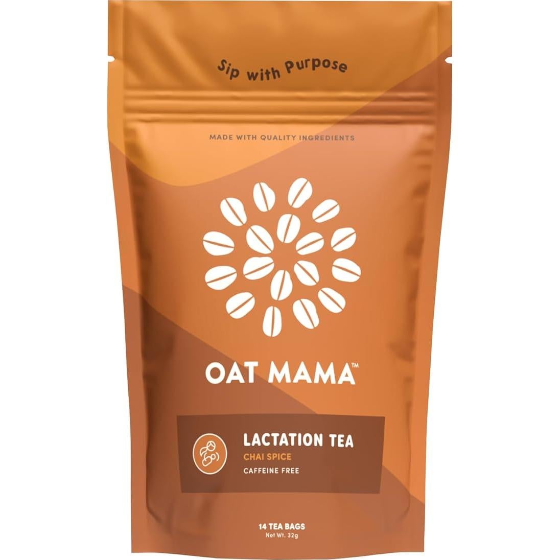 Té de Lactancia Oat Mama Especias Chai - 14 Saquitos Orgánicos