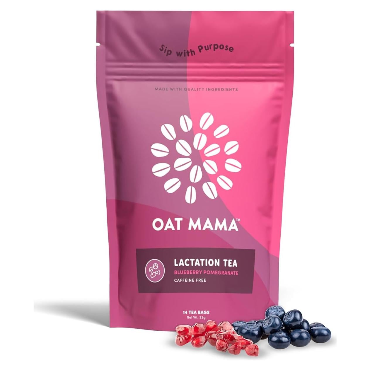 Té de Lactancia Oat Mama Arándano Granado 14 Saquitos Orgánicos