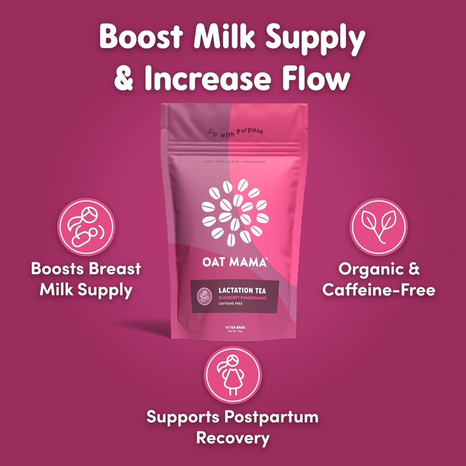 Té de Lactancia Oat Mama Arándano Granado 14 Saquitos Orgánicos