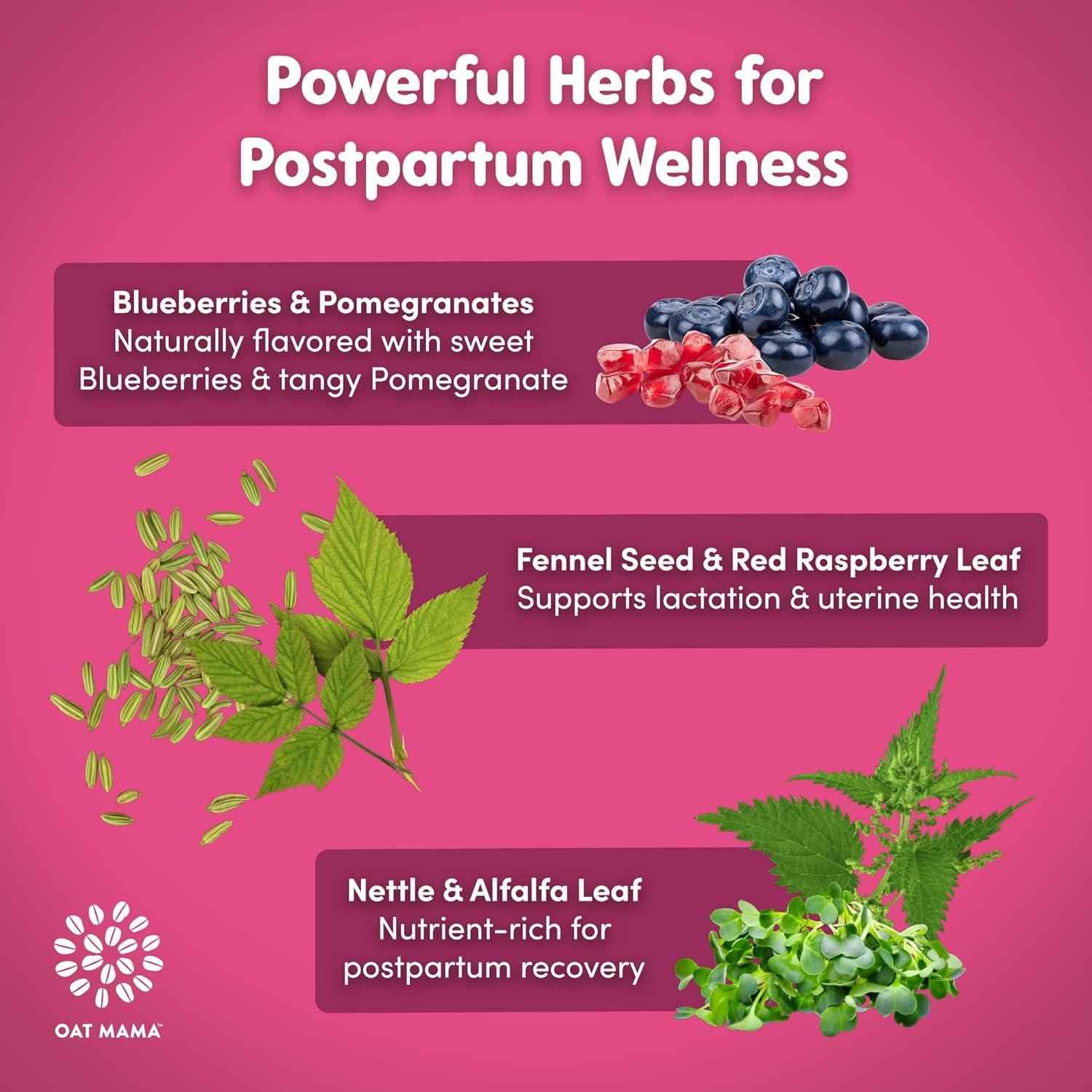 Té de Lactancia Oat Mama Arándano Granado 14 Saquitos Orgánicos