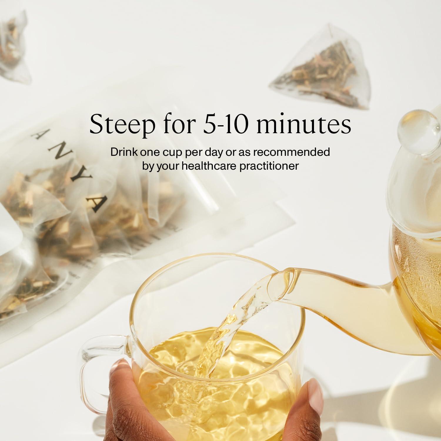 Té de Lactancia HERBAL ANYA, 20 Bolsas - Jengibre y Moringa