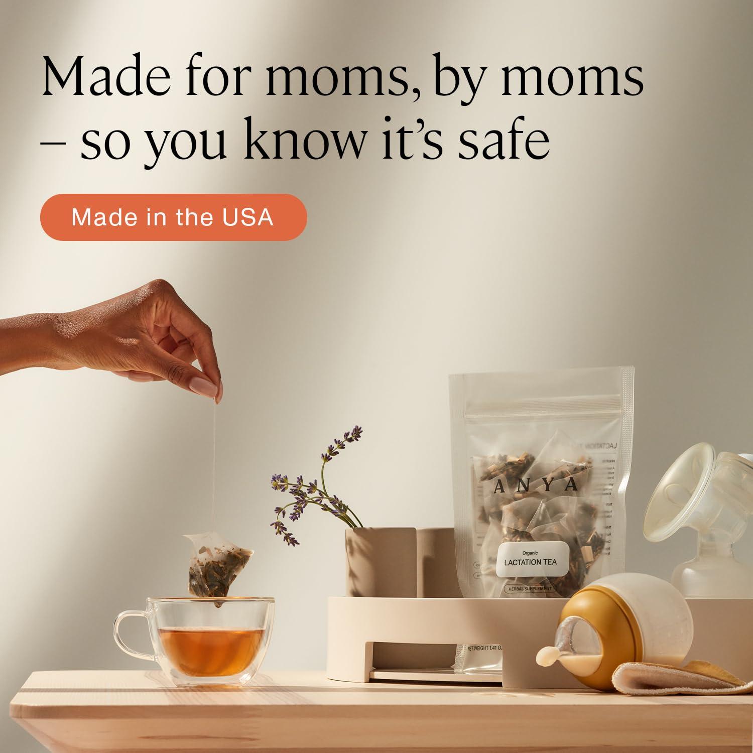 Té de Lactancia HERBAL ANYA, 20 Bolsas - Jengibre y Moringa