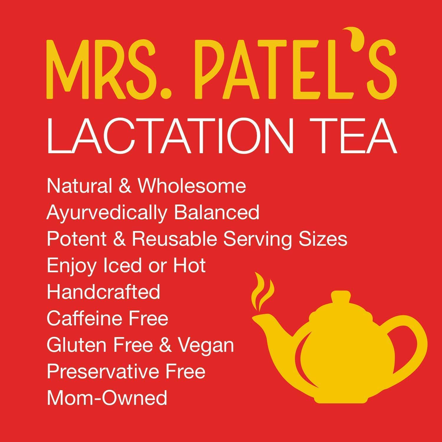 Té de Lactancia Mrs. Patel 340g - Mezcla Chai Sin Cafeína