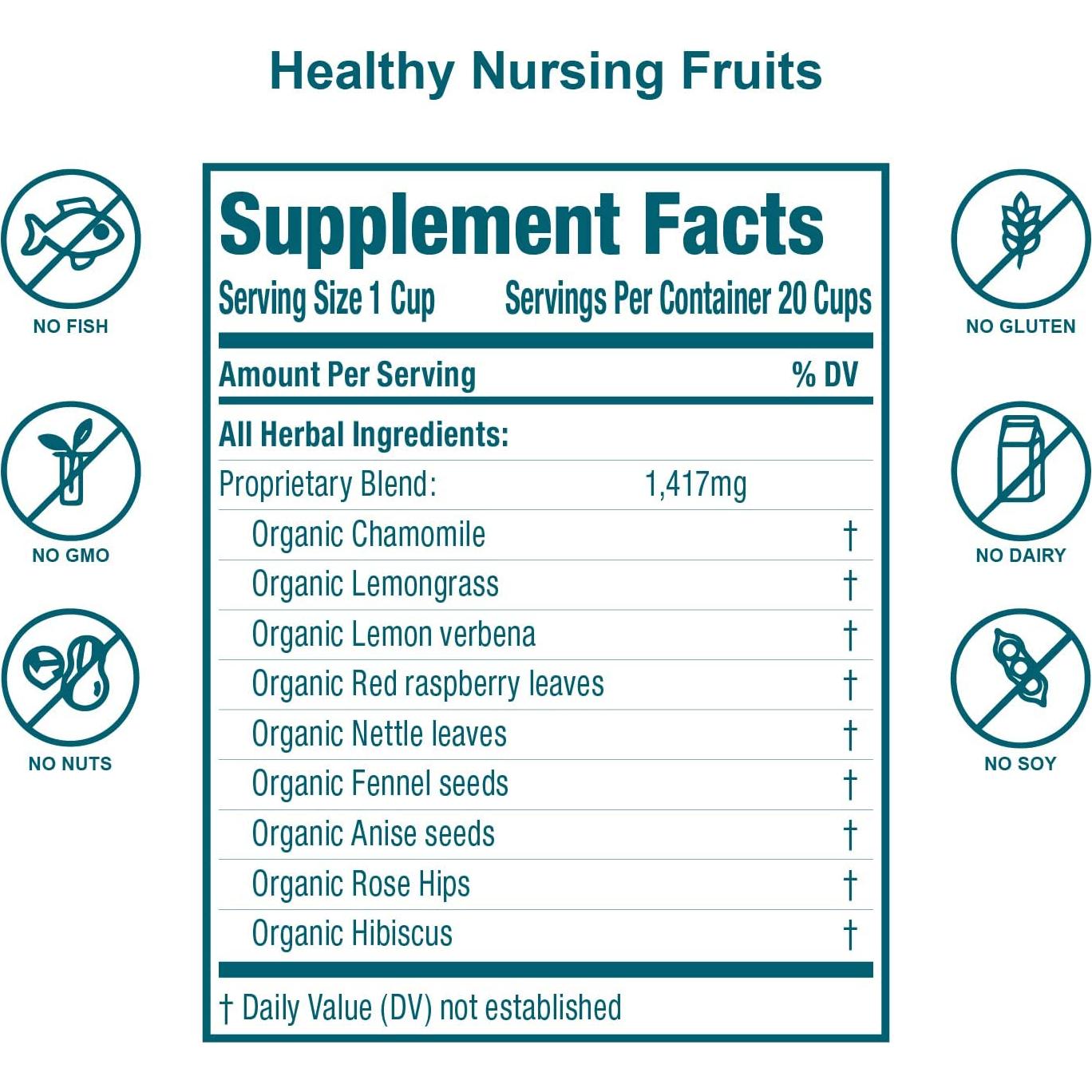 Té de Lactancia Saludable Orgánico Secretos del Té - 20 Saquitos