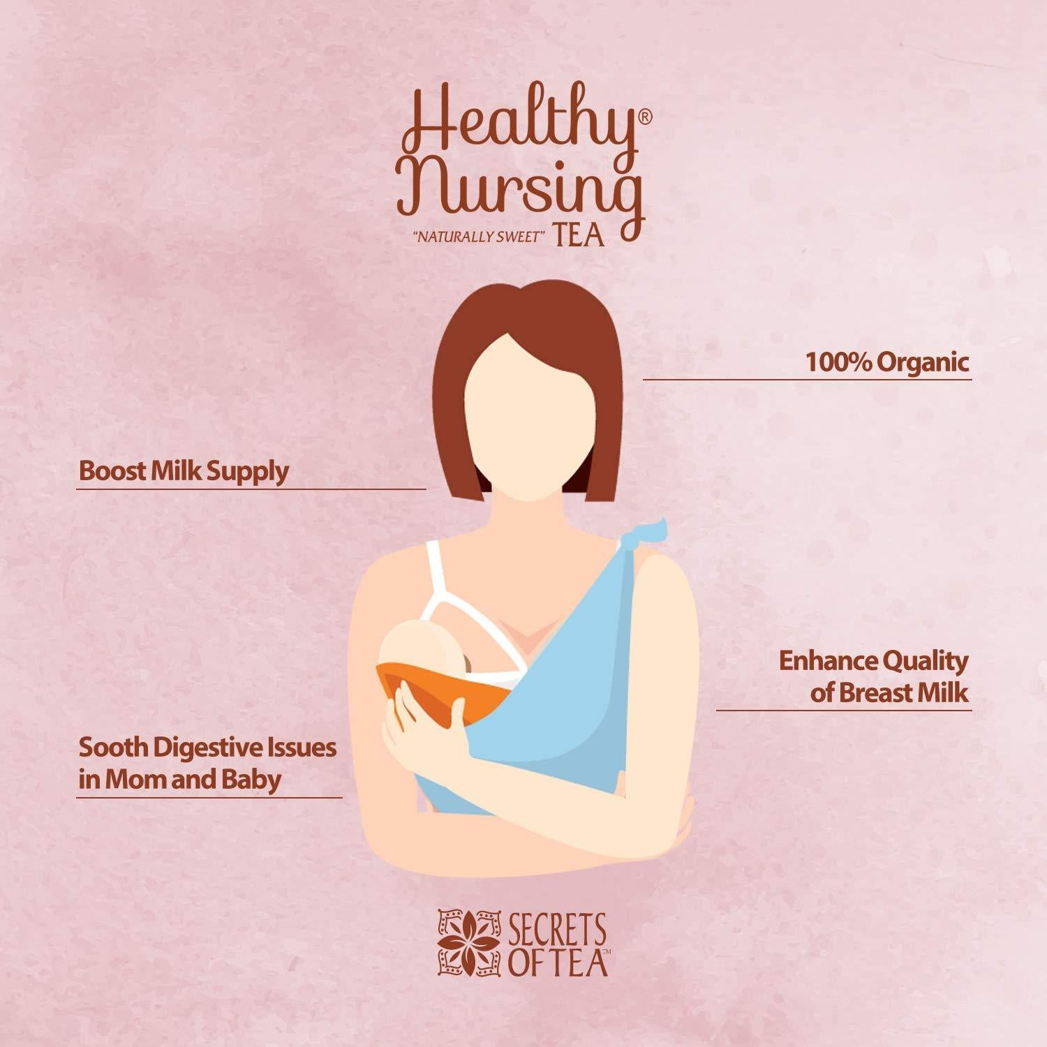 Té de Lactancia Saludable Orgánico Secretos del Té - 20 Saquitos