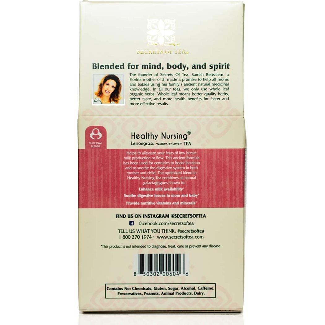 Té de Lactancia Orgánico Secrets of Tea - 40 Porciones
