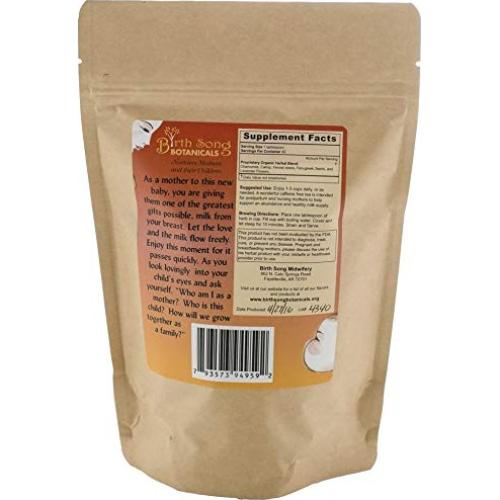 Birth Song Botanicals Nursing Nectar Herbal Breastfeeding Tea – Organic Lactation Tea to Increase Milk Supply, Enhance Milk Production & Breastmilk Flow* – 40 Servings