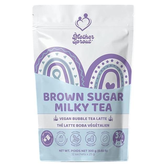 Bebida Vegana de Té con Leche Mother Sprout 12 Sobres Latte