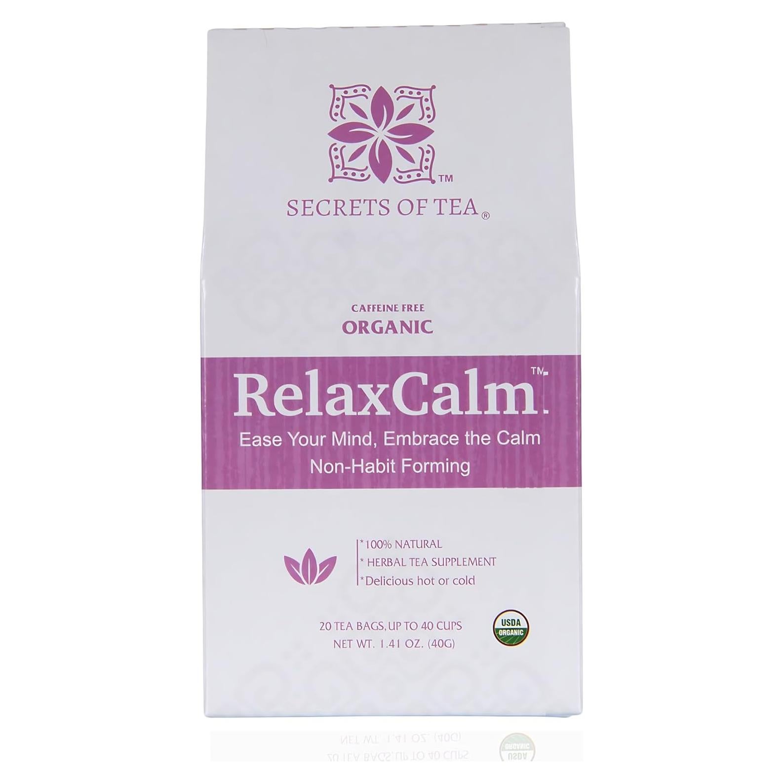 Té Relajante Orgánico Mama - Sin Cafeína - 40 Porciones