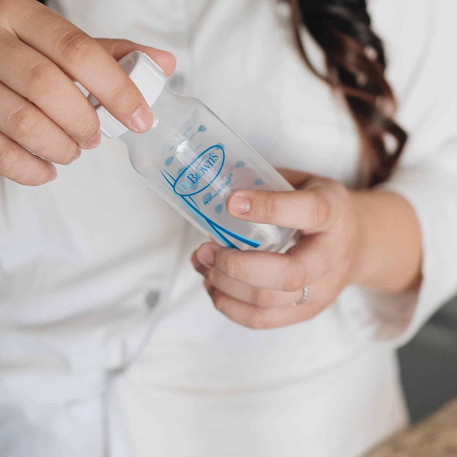 Calentador de Leche Materna Dr. Brown MilkSPA + 4 Botellas 120ml