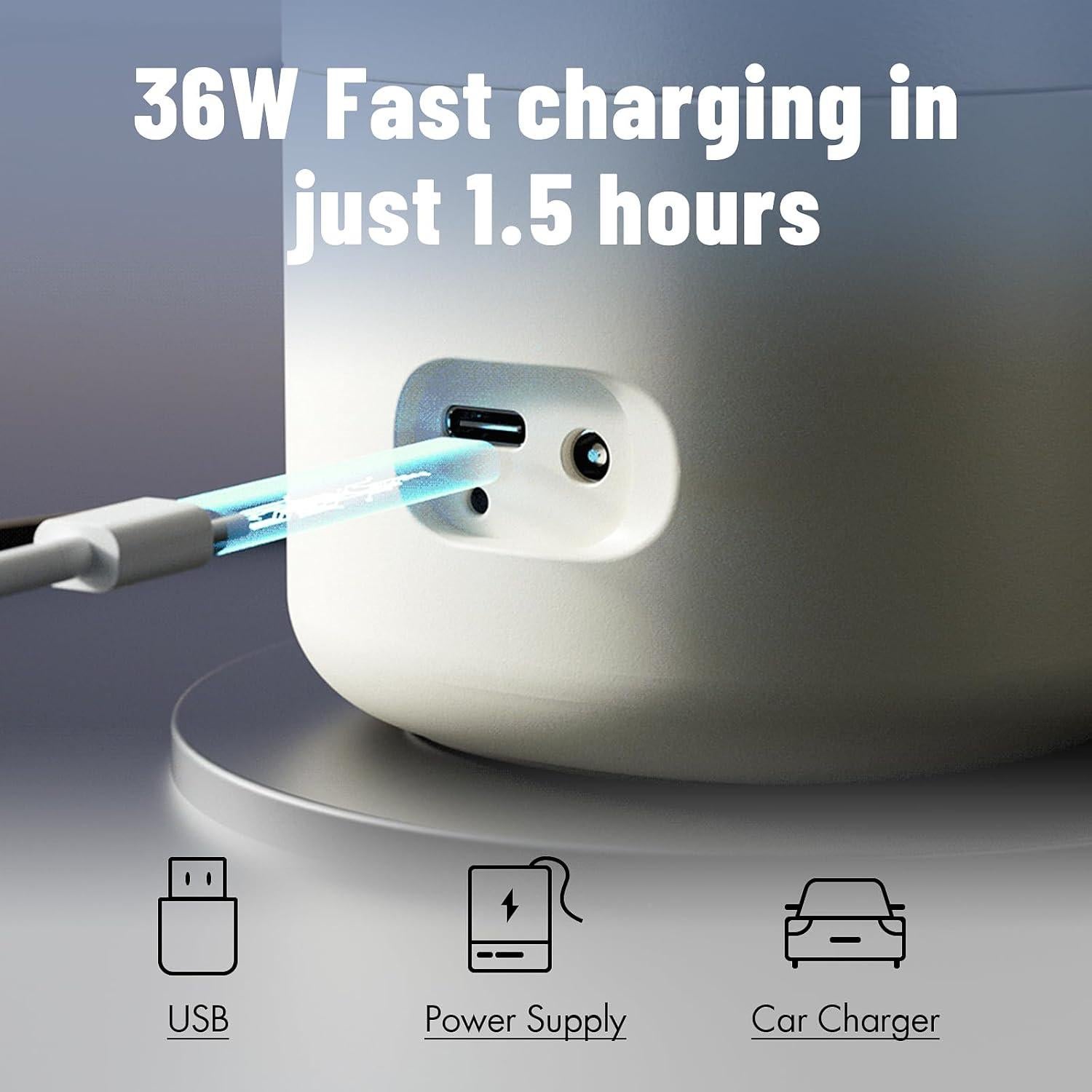 Calentador de Botellas Portátil Phanpy 100W - 500ml, Batería 10000mAh