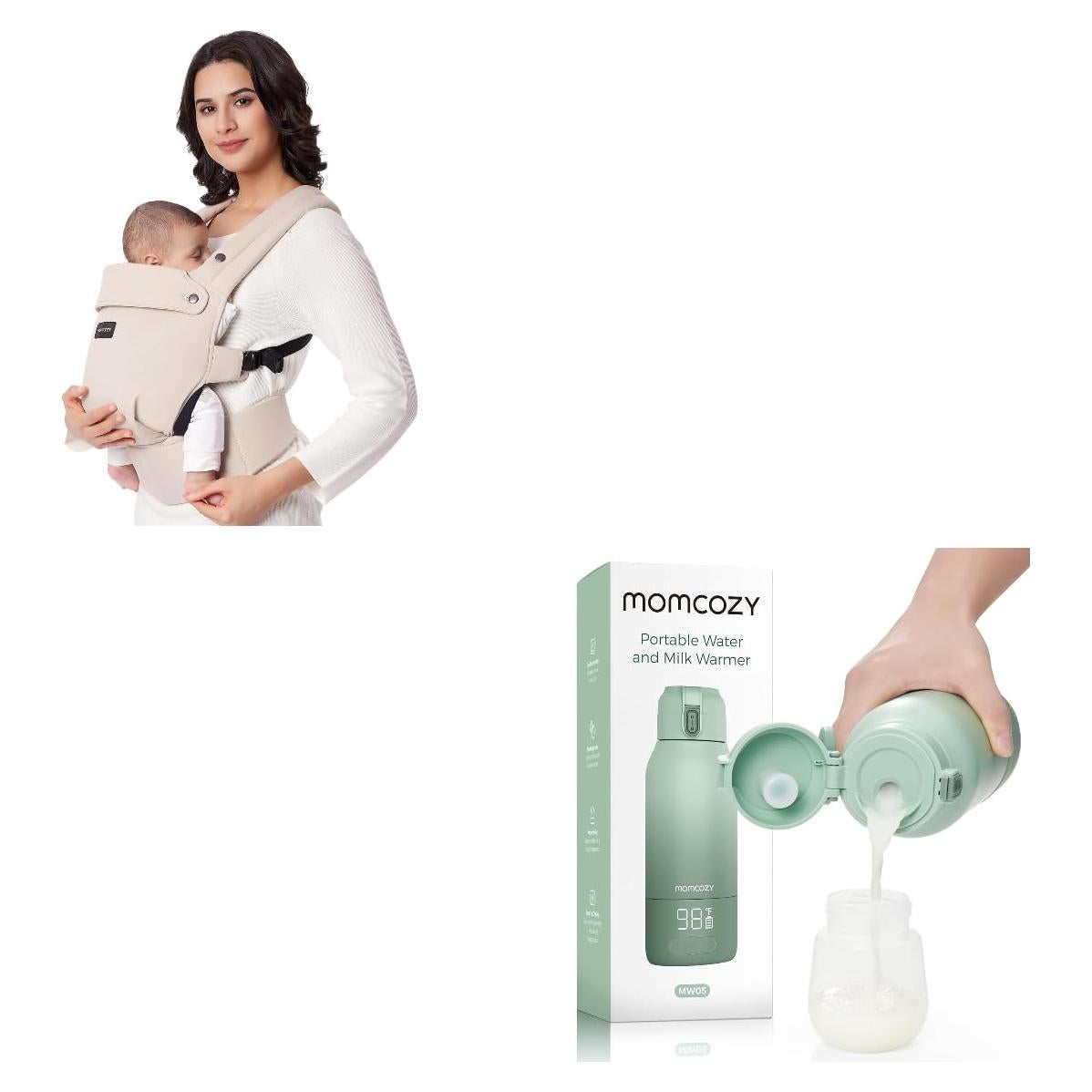 Calentador de Leche Portátil Momcozy 500ml para Bebés