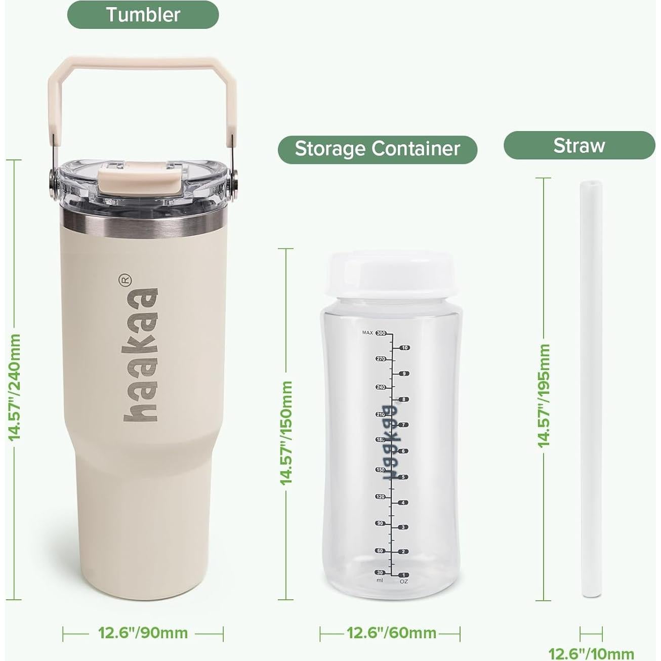 Enfriador de Leche Materna Portátil Haakaa 900ml con Botella