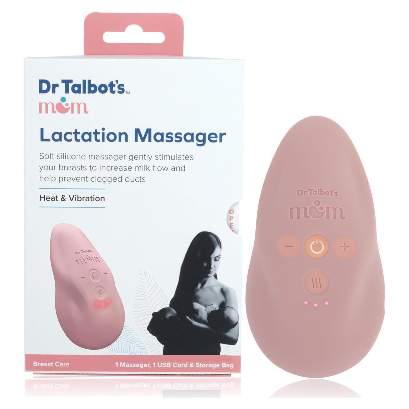 Masajeador de Lactancia Dr Talbot - 5 Modos de Vibración y Calor