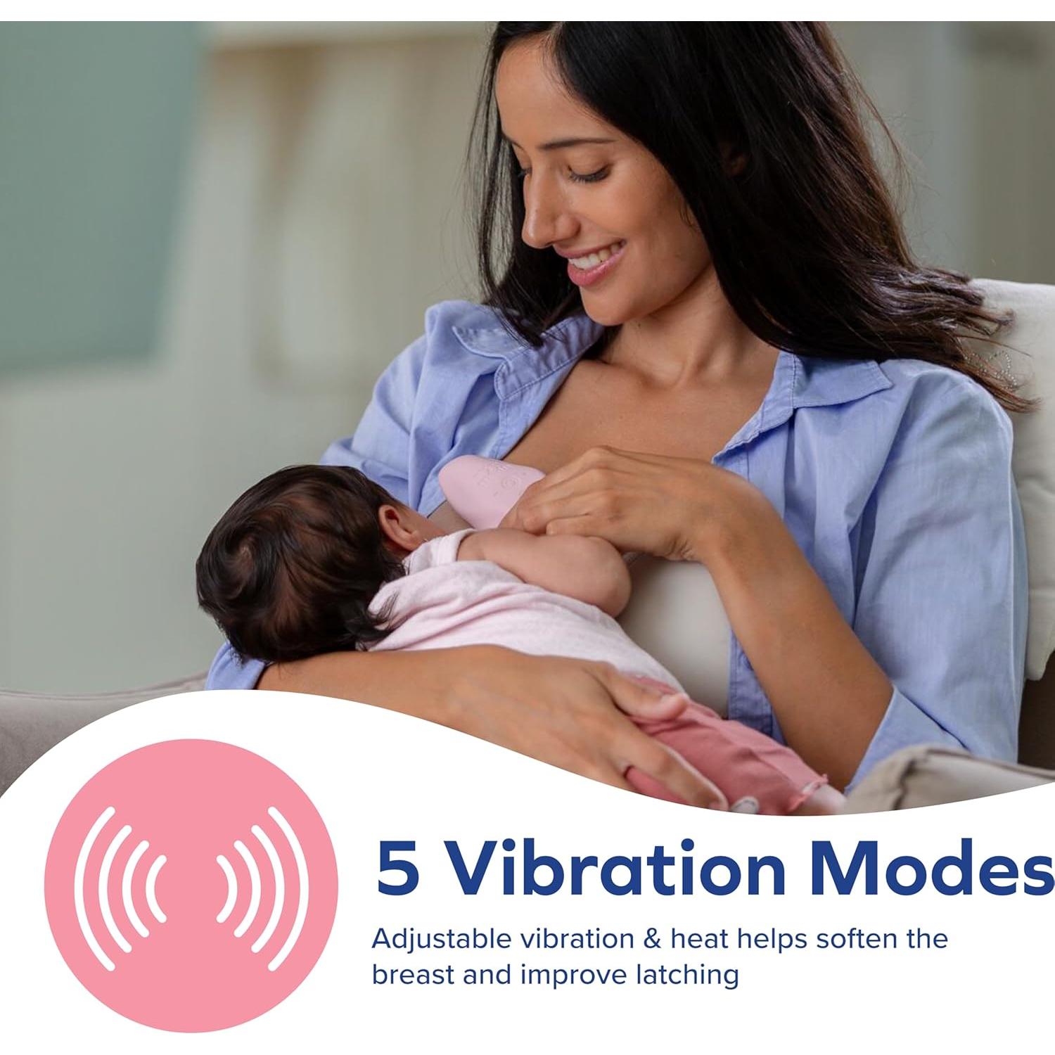 Masajeador de Lactancia Dr Talbot - 5 Modos de Vibración y Calor