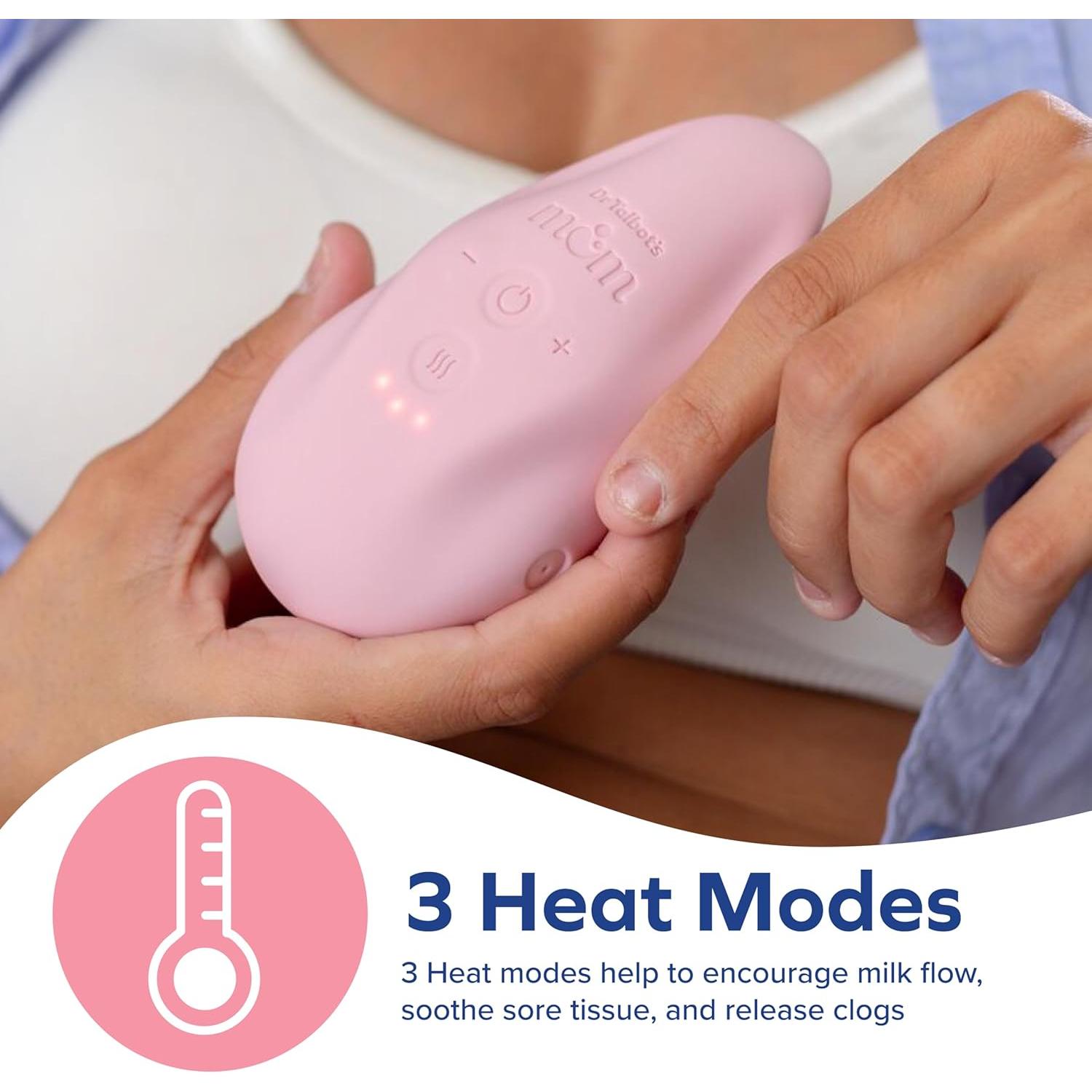 Masajeador de Lactancia Dr Talbot - 5 Modos de Vibración y Calor