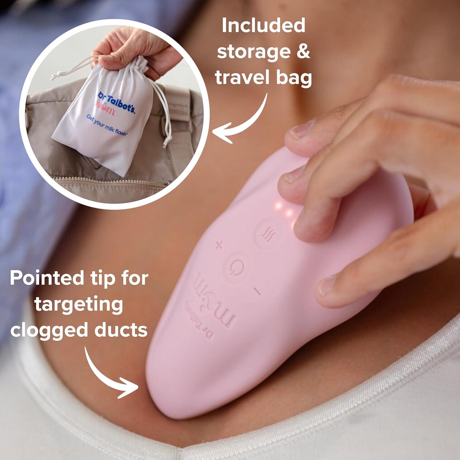 Masajeador de Lactancia Dr Talbot - 5 Modos de Vibración y Calor