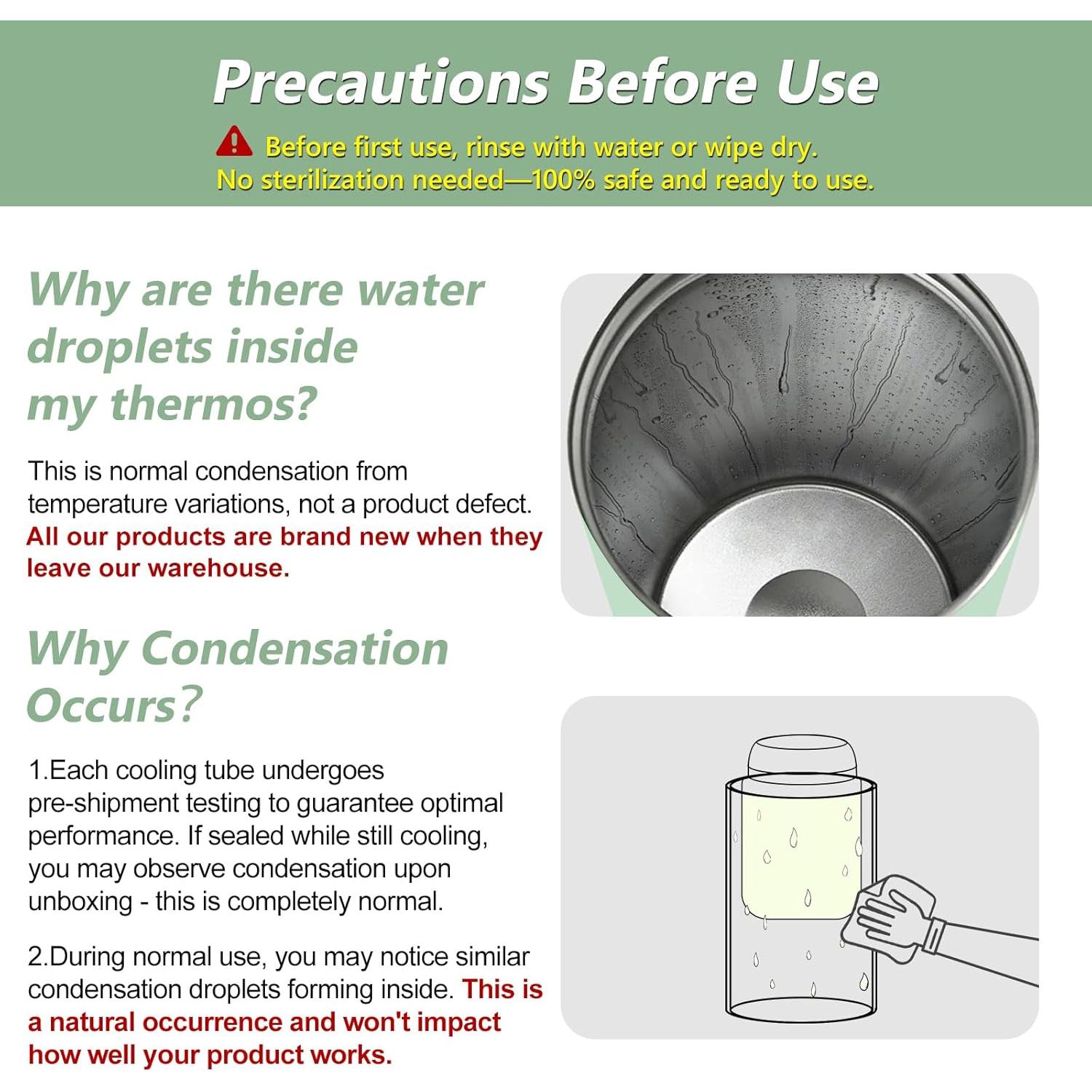 Botella Enfriadora de Leche Materna Sologromono 22oz Acero Inoxidable