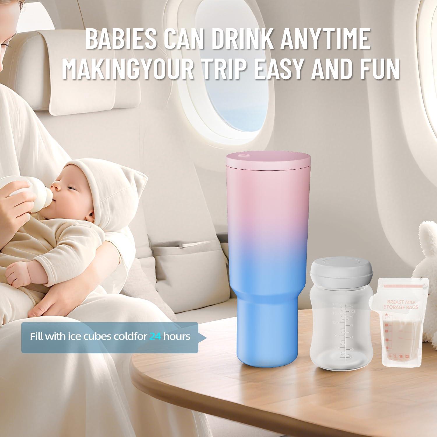 Enfriador de Leche Materna Portátil MOMJOY 1200ml Aislamiento 24h