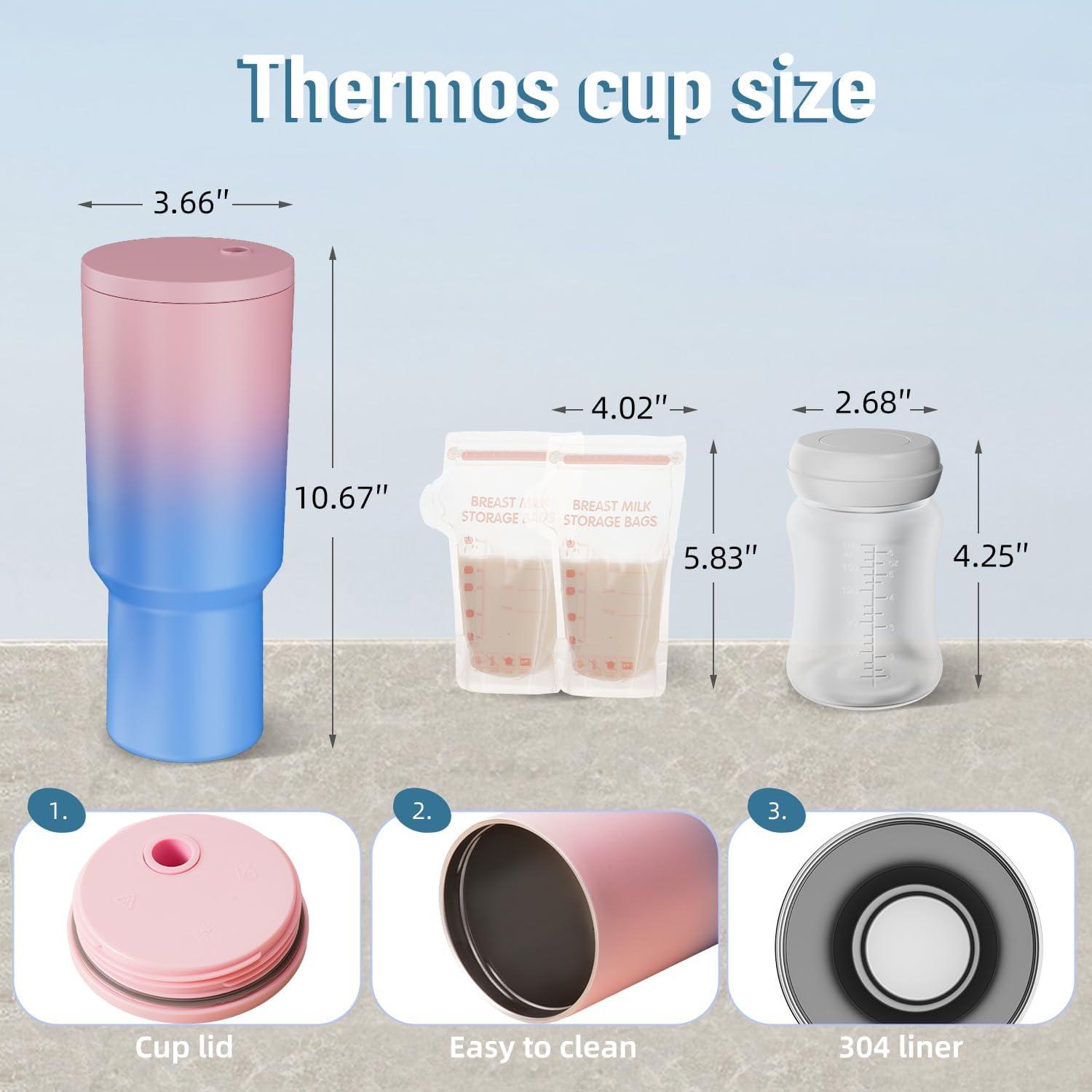 Enfriador de Leche Materna Portátil MOMJOY 1200ml Aislamiento 24h